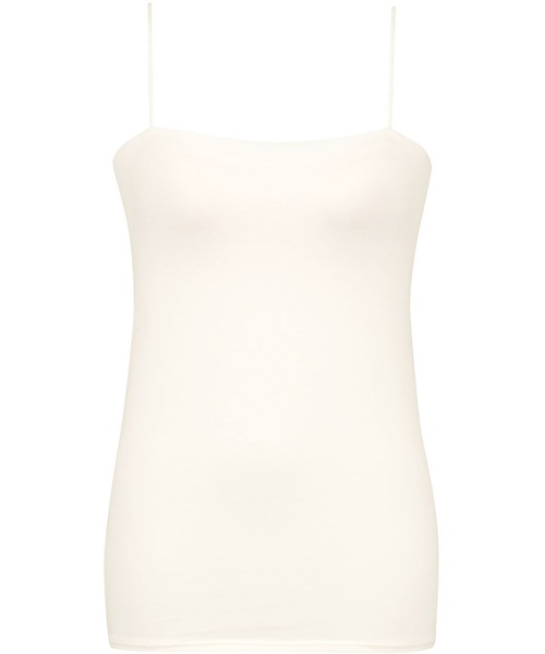 WING(ウイング)の「「NATURAL BEAUTY BASICコラボ シンクロブラトップ」カップ付きキャミソール(キャミソール・レディース・ブラウン/ブラック/アイボリー・S/M/L/LL)」の4枚目の写真