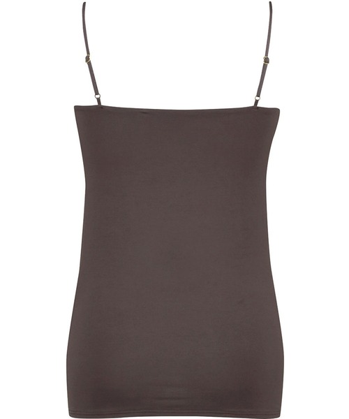 WING(ウイング)の「「NATURAL BEAUTY BASICコラボ シンクロブラトップ」カップ付きキャミソール(キャミソール・レディース・ブラウン/ブラック/アイボリー・S/M/L/LL)」の9枚目の写真