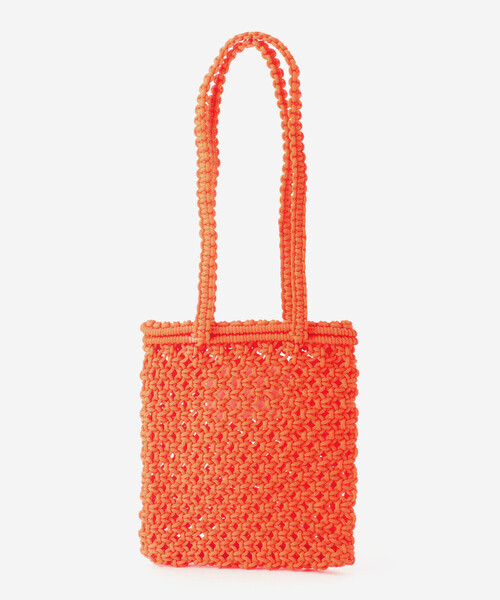 KECH LeS ESSENTIELS（ケッシュルエッセンシャル）の「KECH LeS ESSENTIELS | ミニショルダーバッグ WOMEN（ショルダーバッグ・レディース・アイボリー/ピンク/グリーン/オレンジ・ONE）」の11枚目の写真