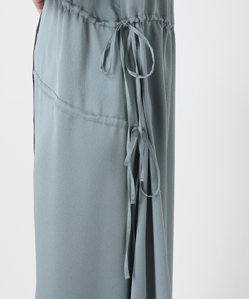 Noble（ノーブル）の「サッカーサテンドロストワンピース（ワンピース・レディース・ブルー系その他・FREE）」の10枚目の写真