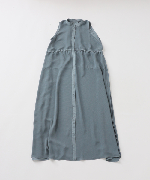 Noble（ノーブル）の「サッカーサテンドロストワンピース（ワンピース・レディース・ブルー系その他・FREE）」の7枚目の写真