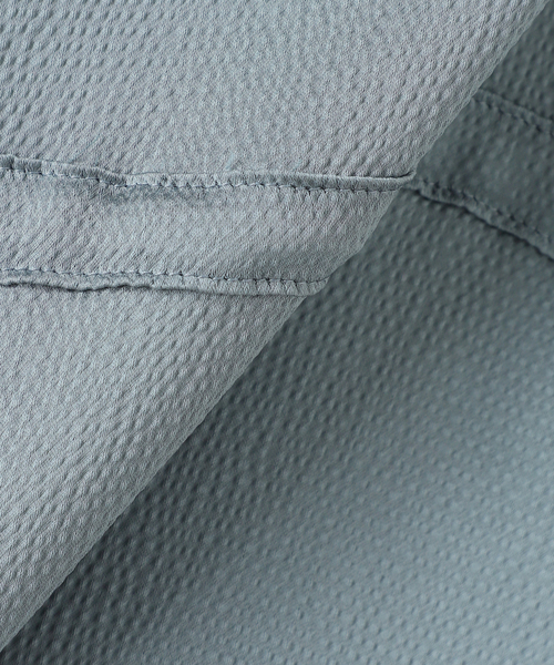 Noble（ノーブル）の「サッカーサテンドロストワンピース（ワンピース・レディース・ブルー系その他・FREE）」の5枚目の写真