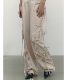 KIRSH（キルシー）の「KIRSH STRING SHIRRING POINT CARGO PANTS キルシー ストリング シャーリング ポイント カーゴ パンツ（カーゴパンツ）」