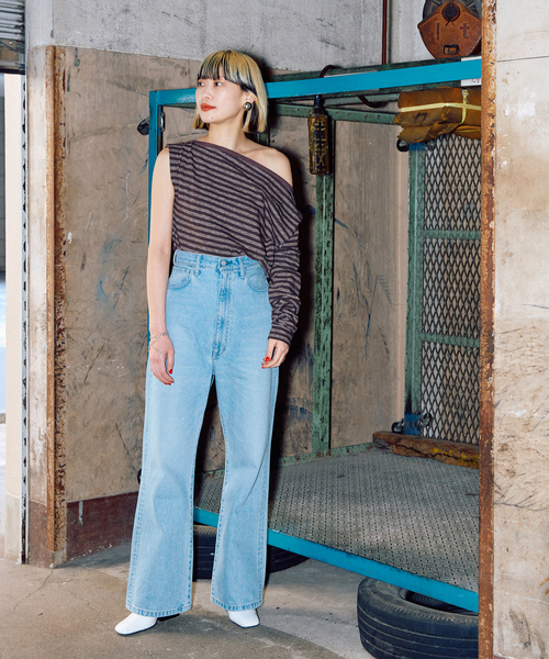 セール】KURO 別注 ONE SHOULDER TEE：Tシャツ（Tシャツ