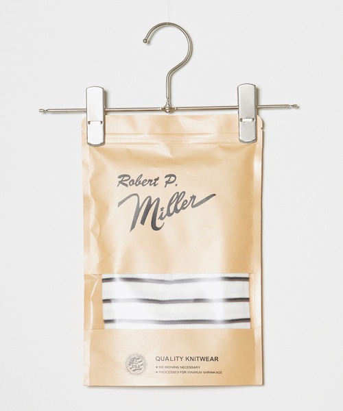 MILLER(ミラー)の「R.P.miller/ミラー Prib 5S Tee Tシャツ(Tシャツ/カットソー・レディース・ブラウン/グリーン/オフホワイト/グレー/ライム・FREE)」の7枚目の写真