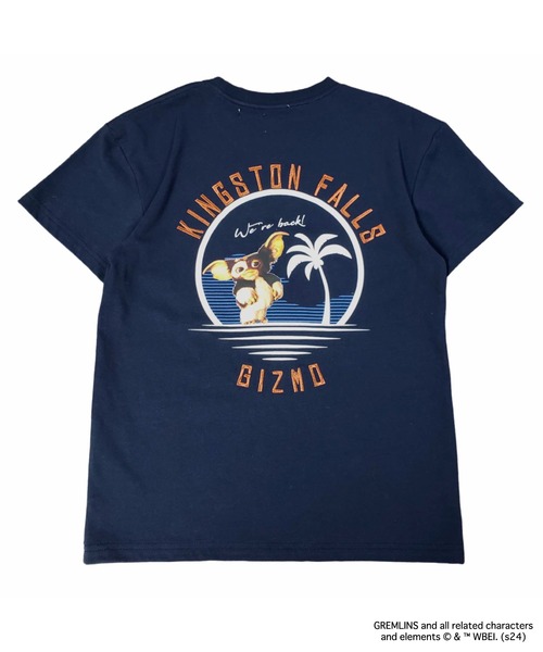 RIVER SIDE CULTURE（リバーサイドカルチャー）の「RIVER SIDE CULTURE/RSC×GREMLINS(グレムリン) BEACH Tシャツ KIDS (M4)（Tシャツ/カットソー・キッズ・カーキ/ネイビー・120/130/140/150/160/100/110）」の7枚目の写真