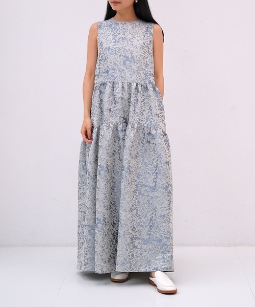 AKTE ノースリーブティアードワンピース AKTE（アクテ）の「ノースリーブティアードワンピース