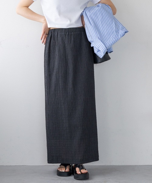 RAGEBLUE（レイジブルー）の「シャーリングIラインスカート（スカート・レディース・ブラック系その他/イエロー/ブラック・FREE）」の2枚目の写真