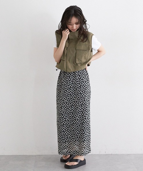 RAGEBLUE（レイジブルー）の「シャーリングIラインスカート（スカート・レディース・ブラック系その他/イエロー/ブラック・FREE）」の10枚目の写真