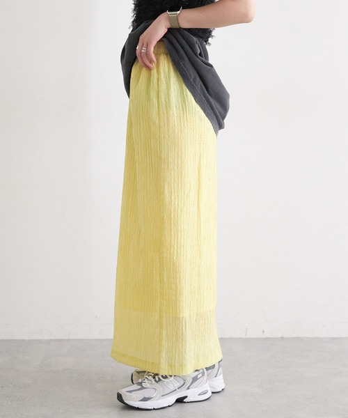 RAGEBLUE（レイジブルー）の「シャーリングIラインスカート（スカート・レディース・ブラック系その他/イエロー/ブラック・FREE）」の16枚目の写真