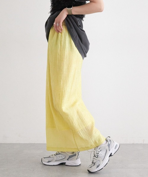 RAGEBLUE（レイジブルー）の「シャーリングIラインスカート（スカート・レディース・ブラック系その他/イエロー/ブラック・FREE）」の17枚目の写真