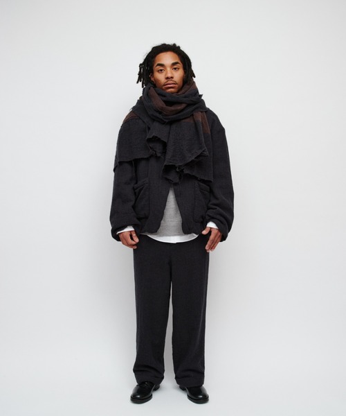 DIGAWEL(ディガウェル)の「Jacket (garment wash)(テーラードジャケット・メンズ・ブラック・2)」の3枚目の写真