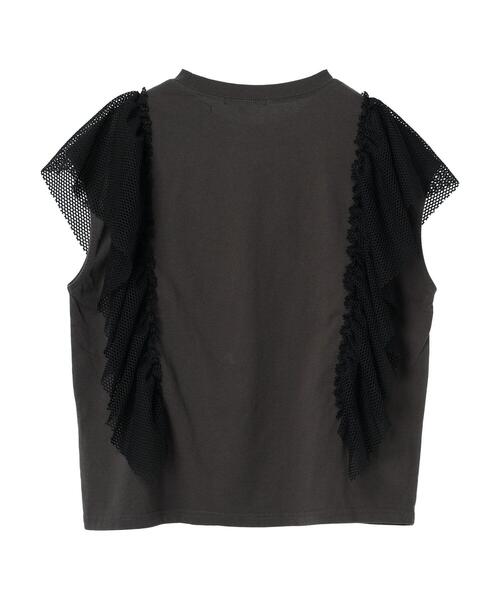 Sugar spoon（シュガースプーン）の「・SUGAR　SPOON　TIGERptラッフルフレンチT（Tシャツ/カットソー・レディース・アイボリー/チャコールグレー/ネイビー・FREE）」の15枚目の写真