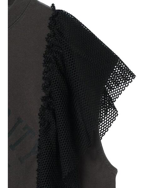 Sugar spoon（シュガースプーン）の「・SUGAR　SPOON　TIGERptラッフルフレンチT（Tシャツ/カットソー・レディース・アイボリー/チャコールグレー/ネイビー・FREE）」の13枚目の写真