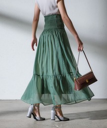 Andemiu | 2WAYシアーティアードスカート134943(スカート)