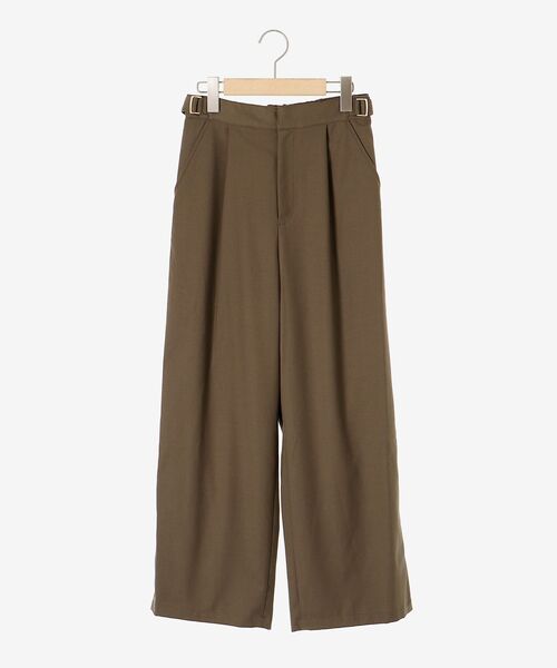 le.coeur blanc（ルクールブラン）の「サイドベルトタックワイドパンツ（その他パンツ・レディース・カーキブラウン/キャメル/ブラック/グレー・38/36）」の10枚目の写真