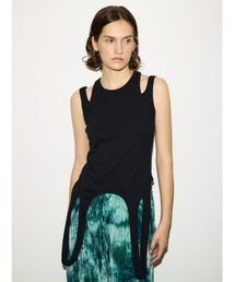 THROW LAYERED HOLE TANK TOPS レイヤード ホール タンク トップス