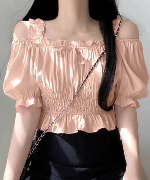 TODAYFUL × StudioDoe オフショルダーシャツ セール】オフショルダーシャーリングトップス（シャツ/ブラウス