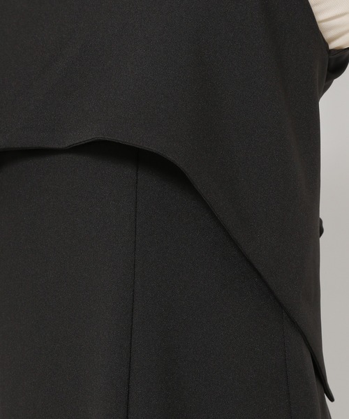 mysty woman（ミスティウーマン）の「オケージョンバックリボンキャミワンピース 140877（ドレス・レディース・ブラック/ホワイト系その他・FREE）」の17枚目の写真