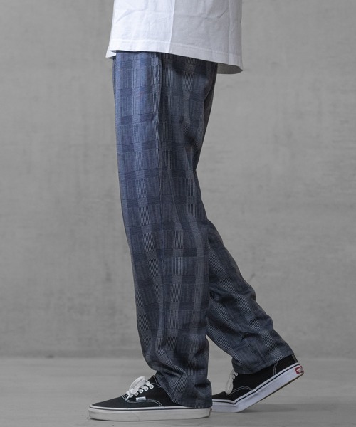 JOHN'S CLOSET(ジョンズクローゼット)の「【40I】アソートパターン リラックスパンツ 無地/トラックパンツ/チェック/ペイズリー(スウェットパンツ・メンズ・ブラック系2/グレー/ブラウン系3/ベージュ系1/ベージュ系3/ブラック/グレー系2/グレー系3/グレー系4/ブラウン系1/ブラウン系2/グレー系5/ブラック系3/グレー系1/ブラウン/ベージュ/チェック/ベージュ系4/ネイビー系1/ベージュ系2・MEDIUM/LARGE/X-LARGE)」の6枚目の写真