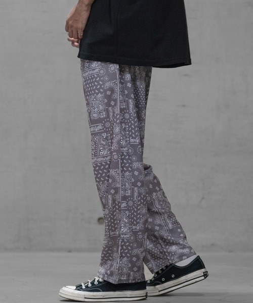 JOHN'S CLOSET(ジョンズクローゼット)の「【40I】アソートパターン リラックスパンツ 無地/トラックパンツ/チェック/ペイズリー(スウェットパンツ・メンズ・ブラック系2/グレー/ブラウン系3/ベージュ系1/ベージュ系3/ブラック/グレー系2/グレー系3/グレー系4/ブラウン系1/ブラウン系2/グレー系5/ブラック系3/グレー系1/ブラウン/ベージュ/チェック/ベージュ系4/ネイビー系1/ベージュ系2・MEDIUM/LARGE/X-LARGE)」の8枚目の写真