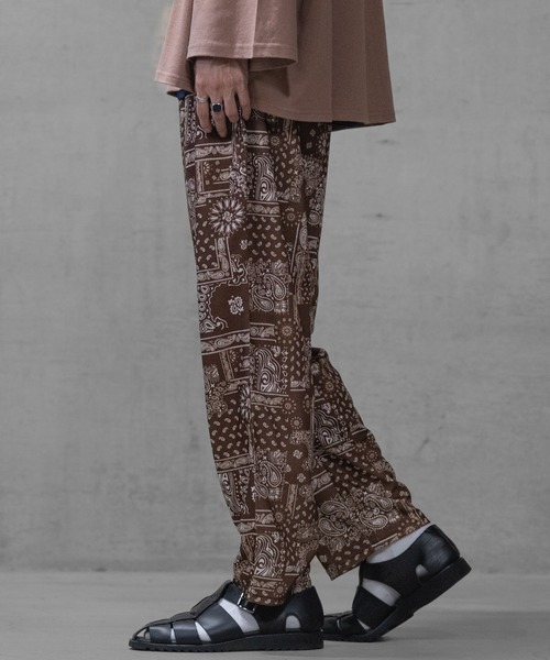 JOHN'S CLOSET(ジョンズクローゼット)の「【40I】アソートパターン リラックスパンツ 無地/トラックパンツ/チェック/ペイズリー(スウェットパンツ・メンズ・ブラック系2/グレー/ブラウン系3/ベージュ系1/ベージュ系3/ブラック/グレー系2/グレー系3/グレー系4/ブラウン系1/ブラウン系2/グレー系5/ブラック系3/グレー系1/ブラウン/ベージュ/チェック/ベージュ系4/ネイビー系1/ベージュ系2・MEDIUM/LARGE/X-LARGE)」の14枚目の写真