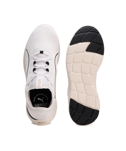 PUMA(プーマ)の「PUMA プーマ ウィメンズ ソフトライド レミ FEMME MU ランニングシューズ(スニーカー・レディース・ホワイト×ブラック/プラム・22.5cm/23.5cm/24.5cm/25.5cm/23.0cm/24.0cm/25.0cm/26.0cm/22.0cm)」の7枚目の写真