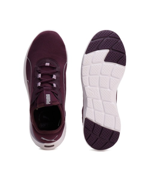 PUMA(プーマ)の「PUMA プーマ ウィメンズ ソフトライド レミ FEMME MU ランニングシューズ(スニーカー・レディース・ホワイト×ブラック/プラム・22.5cm/23.5cm/24.5cm/25.5cm/23.0cm/24.0cm/25.0cm/26.0cm/22.0cm)」の12枚目の写真