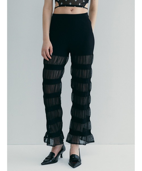 SORIN(ソリン )の「Sheer Rib Pants(その他パンツ・レディース・ベージュ/ダークブラウン/ブラック・38)」の12枚目の写真