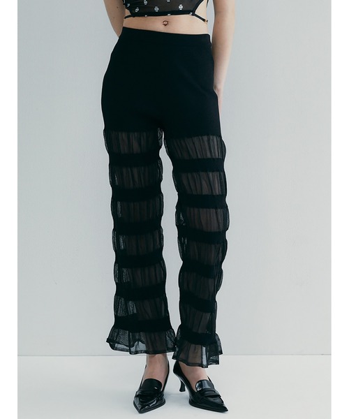 SORIN(ソリン )の「Sheer Rib Pants(その他パンツ・レディース・ベージュ/ダークブラウン/ブラック・38)」の13枚目の写真