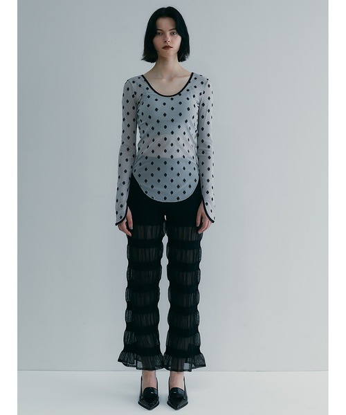 SORIN(ソリン )の「Sheer Rib Pants(その他パンツ・レディース・ベージュ/ダークブラウン/ブラック・38)」の17枚目の写真