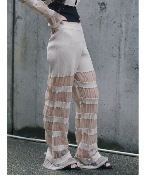 SORIN(ソリン )の「Sheer Rib Pants(その他パンツ・レディース・ベージュ/ダークブラウン/ブラック・38)」の18枚目の写真
