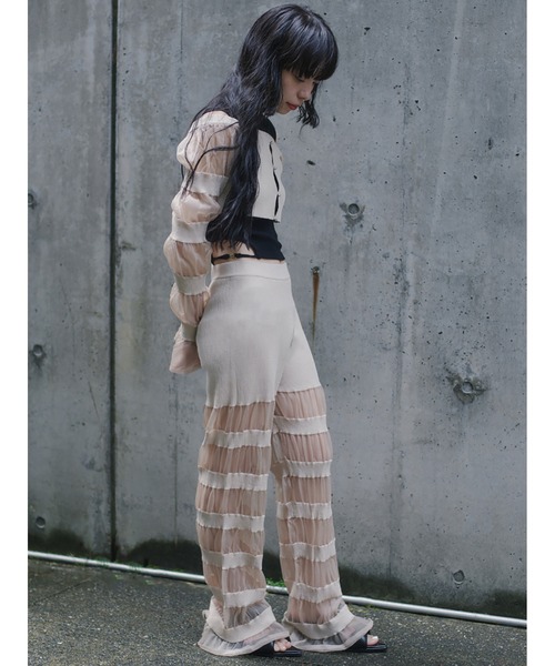 SORIN(ソリン )の「Sheer Rib Pants(その他パンツ・レディース・ベージュ/ダークブラウン/ブラック・38)」の20枚目の写真