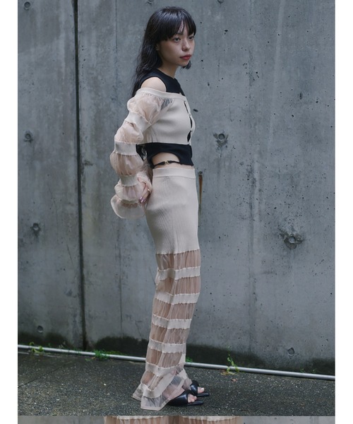SORIN(ソリン )の「Sheer Rib Pants(その他パンツ・レディース・ベージュ/ダークブラウン/ブラック・38)」の21枚目の写真