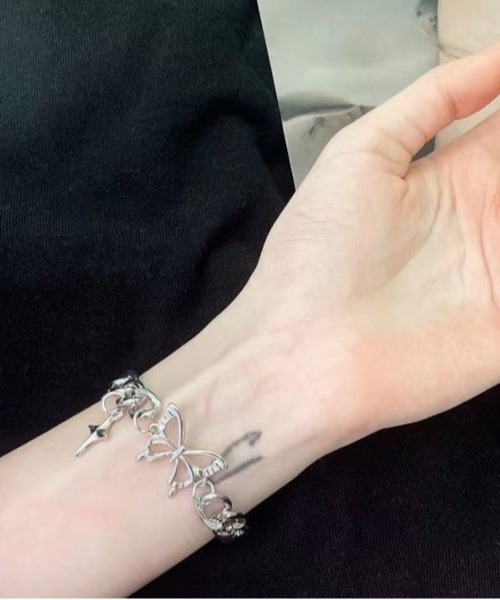 【関税・送料無料】Girlscrew★Wandering スター ブレスレット DIAMOND LINK CHAIN BRACELET(2JU0336)K10 ブレスレット｜スター