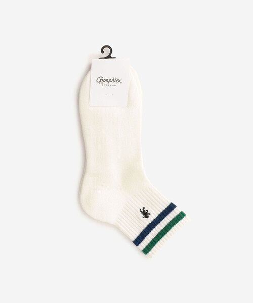 GYMPHLEX(ジムフレックス)の「Gymphlex | カラーラインソックス MEN(ソックス/靴下・メンズ・ホワイト系その他/ホワイト系その他3/ホワイト系その他2・MENS)」の3枚目の写真