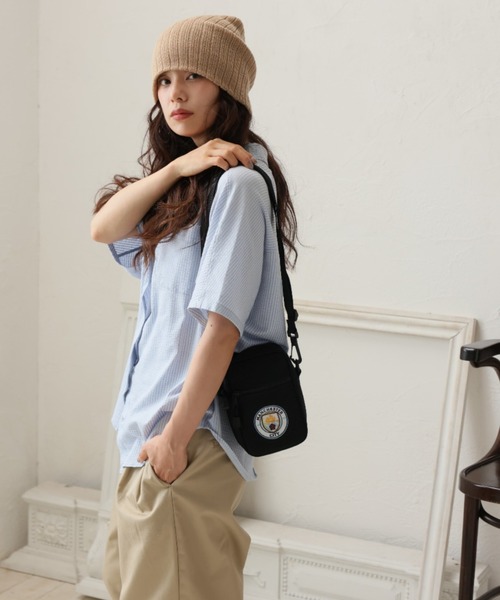 E-COME(イーカム)の「Manchester City ショルダーバッグ(ショルダーバッグ・レディース・ライトブルー/ブラック・FREE)」の7枚目の写真