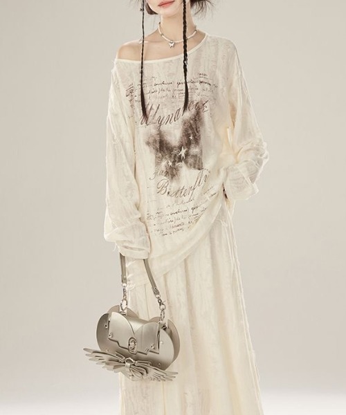 STARTEXCEEDEND 半袖Ｔシャツ ヴィンテージ ダメージ ストリート Starting Over tシャツ Pigment hard wash ripped T/ピグメント