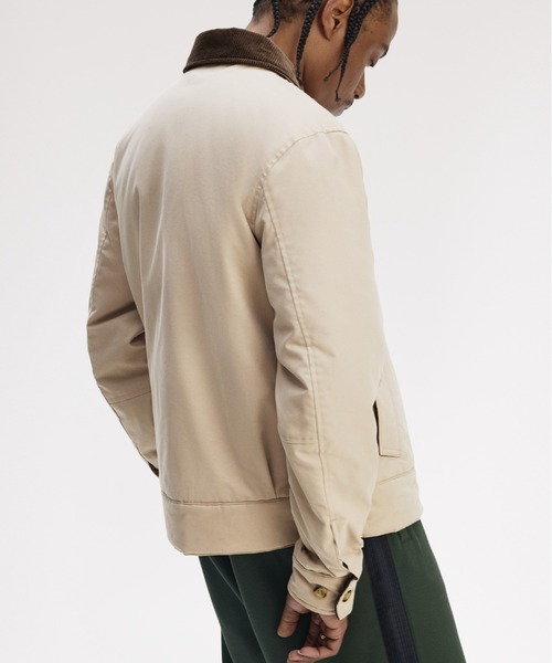 FRED PERRY（フレッドペリー）の「The Caban Jacket／カバンジャケット（ブルゾン・メンズ・ブラック/ダークカーキ/ダークブルー/カーキ/ブラック系その他/ネイビー/ベージュ・S/M/L）」の22枚目の写真