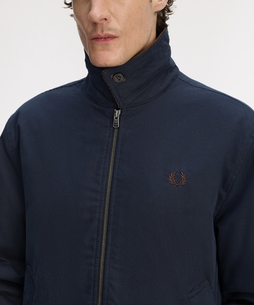 FRED PERRY（フレッドペリー）の「The Caban Jacket／カバンジャケット（ブルゾン・メンズ・ブラック/ダークカーキ/ダークブルー/カーキ/ブラック系その他/ネイビー/ベージュ・S/M/L）」の13枚目の写真