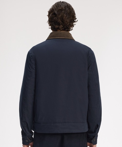 FRED PERRY（フレッドペリー）の「The Caban Jacket／カバンジャケット（ブルゾン・メンズ・ブラック/ダークカーキ/ダークブルー/カーキ/ブラック系その他/ネイビー/ベージュ・S/M/L）」の17枚目の写真