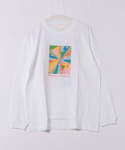 sunny branch(サニーブランチ)の「★Spread Love★オリジナルプリント L/S T(Tシャツ/カットソー・レディース・ブラック/ホワイト・LARGE/MEDIUM)」の2枚目の写真