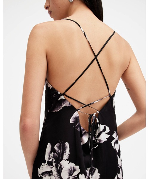 セール】JASMINE SILK BLEND LACE MAXI SLIP DRESS | JASMINE