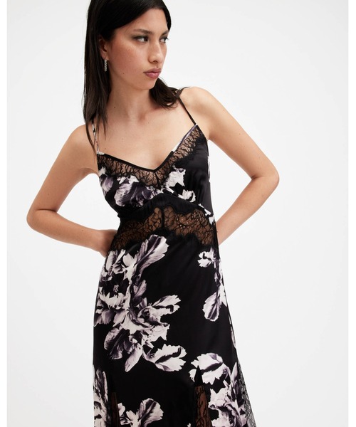 *S MAXMARA*花柄ジャカードミディドレス ワンピース ベルト付 ZARA ザラ 花柄 ミディ丈ベルトワンピース 新品 XL｜Yahoo
