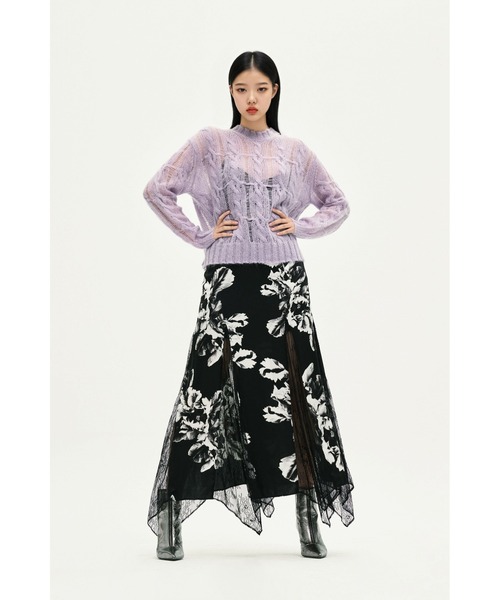 ALLSAINTS（オールセインツ）の「JASMINE SILK BLEND LACE MAXI
