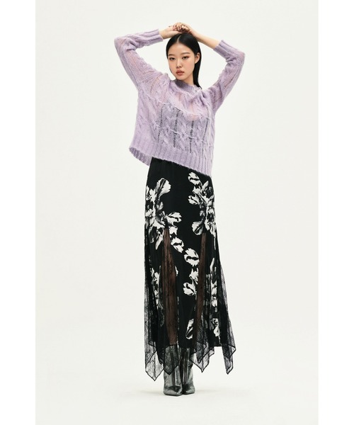 花柄★レース★シルクブレンド★ワンピース★ ZIMMERMANN レースフラワープリントワンピース｜ピンクハウスオフィシャル