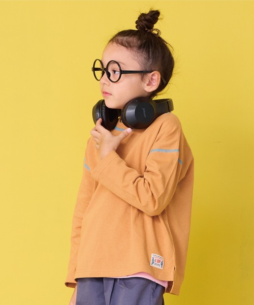 Life Support Products（ライフサポートプロダクツ）の「ムジロンティー（Tシャツ/カットソー・キッズ・ブラック/ライトピンク/オフホワイト/ネイビー/オレンジ/パープル/グリーン/ホワイト系その他・80/90/95/100/110/120/130/140/150）」の8枚目の写真