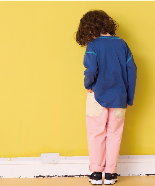 Life Support Products（ライフサポートプロダクツ）の「ムジロンティー（Tシャツ/カットソー・キッズ・ブラック/ライトピンク/オフホワイト/ネイビー/オレンジ/パープル/グリーン/ホワイト系その他・80/90/95/100/110/120/130/140/150）」の15枚目の写真