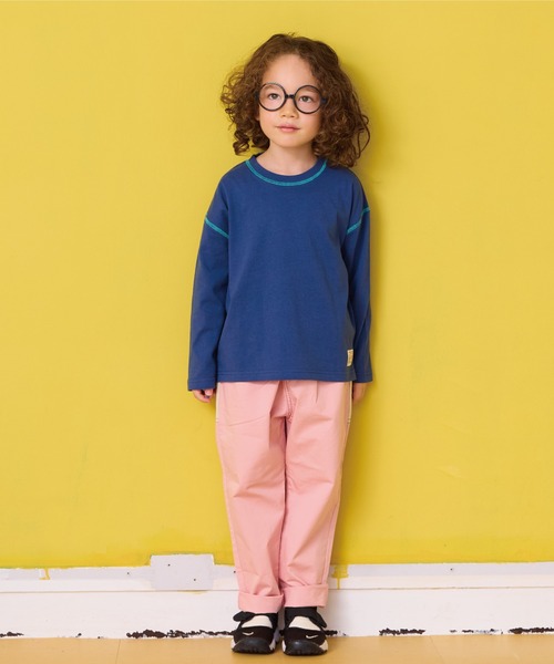 Life Support Products（ライフサポートプロダクツ）の「ムジロンティー（Tシャツ/カットソー・キッズ・ブラック/ライトピンク/オフホワイト/ネイビー/オレンジ/パープル/グリーン/ホワイト系その他・80/90/95/100/110/120/130/140/150）」の12枚目の写真