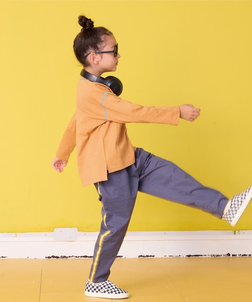 Life Support Products（ライフサポートプロダクツ）の「ムジロンティー（Tシャツ/カットソー・キッズ・ブラック/ライトピンク/オフホワイト/ネイビー/オレンジ/パープル/グリーン/ホワイト系その他・80/90/95/100/110/120/130/140/150）」の10枚目の写真